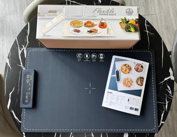 InnovaHeat™ Tapete térmico plegable para comida caliente