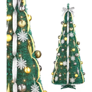 Árbol de Navidad Retráctil con Luces LED