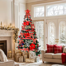 Árbol de Navidad 1,5 m – Montaje Rápido y Decoración Preinstalada