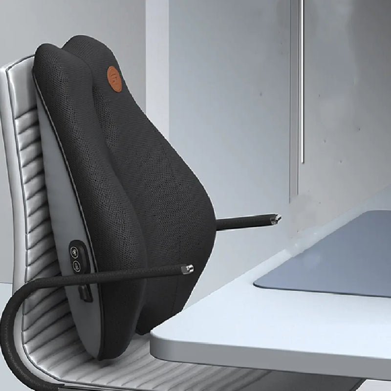 InnovaRelax™ Cojín Lumbar Eléctrico con Masaje Vibratorio USB