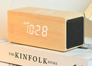 Altavoz Bluetooth 15W con reloj LED y carga rápida inalámbrica